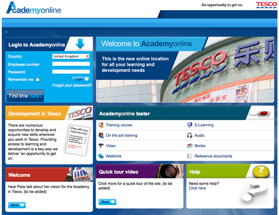 Tesco Website