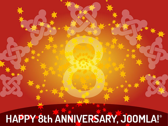 Happy 8th anniversary Joomla!