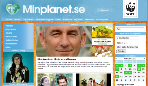 MinPlanet and Joomla