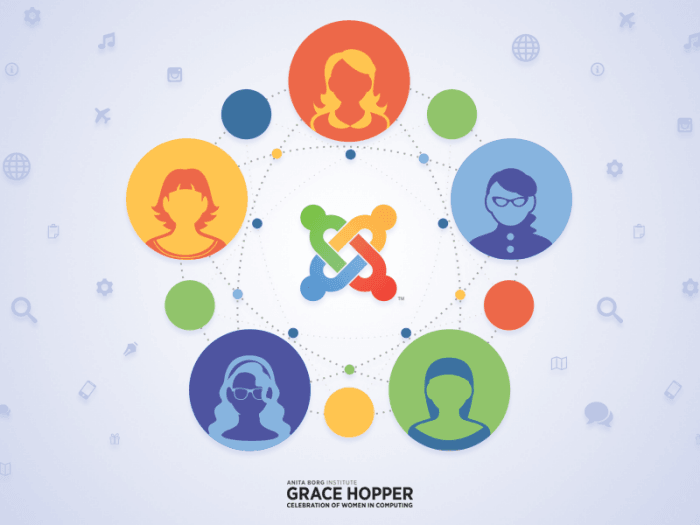 Joomla at Grace Hopper