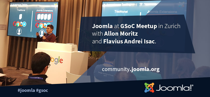 Joomla at GSoC Meetup in Zurich