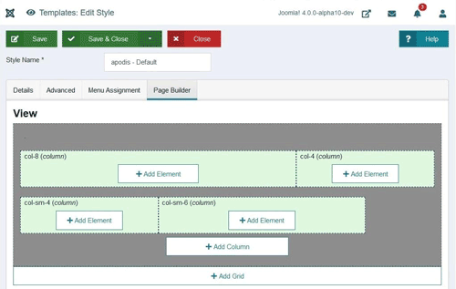 Joomla 4 Page Builder