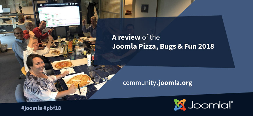 Joomla Pizza, Bugs & Fun 2018