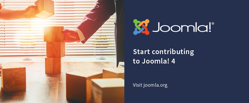 Start contributing to Joomla! 4