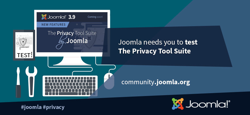 Test the Privacy Tool Suite by Joomla